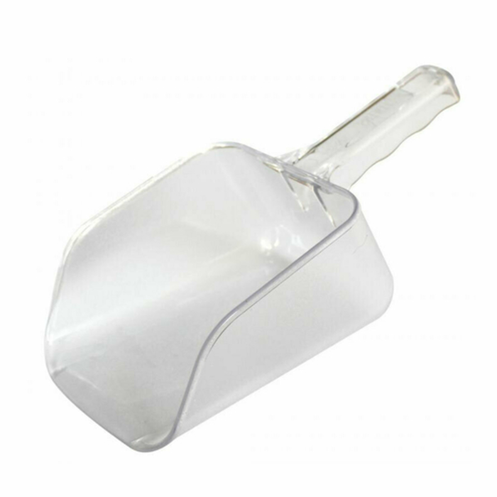 Omcan 80323 32 oz. Capacity Clear Polycarbonate Utility Scoop