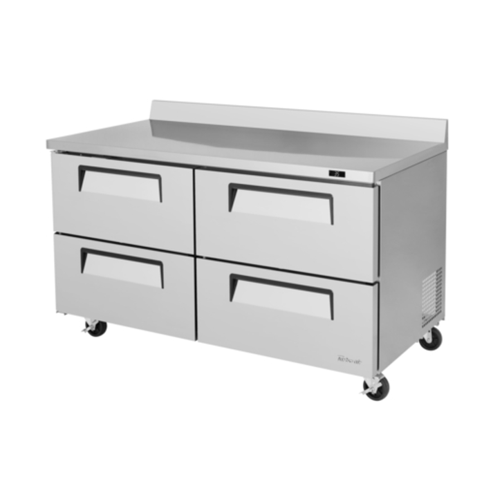 Réfrigérateur de travail Turbo Air TWR-60SD-D4-N Super Deluxe de 152 cm (60 po), 481 litres (17 pi³)