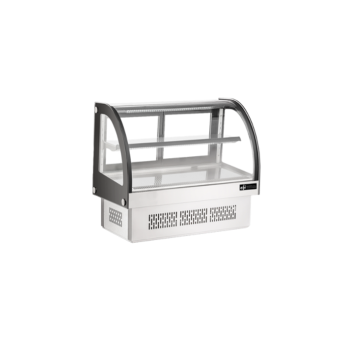 EFI CGCM-CT-3633 36-Inch Curved Refrigerated Drop-In Display Case