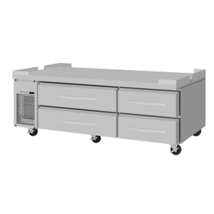 Turbo Air PRCBE-72F-N-FT 72.13-Inch PRO Series Chef Base Freezer