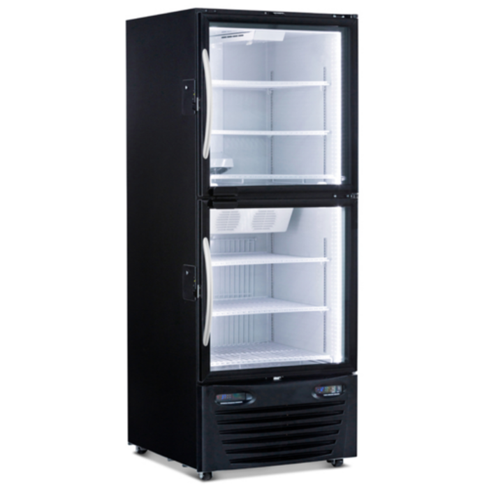 Minus Forty 22-UDGH-L2 30 Inch Hybrid Refrigerator Freezer Glass Merchandiser