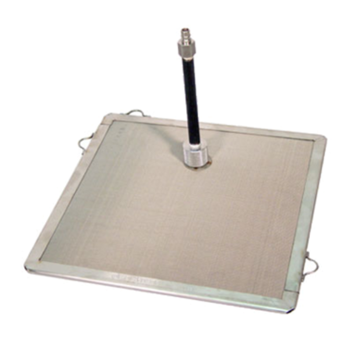 Ultrafryer 12A807 Fryer Filter Frame Assembly with Standpipe, 15" x 15"