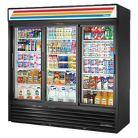 True GDM-69-HC-LD 78.13-Inch Refrigerated Glass Sliding Door Merchandiser