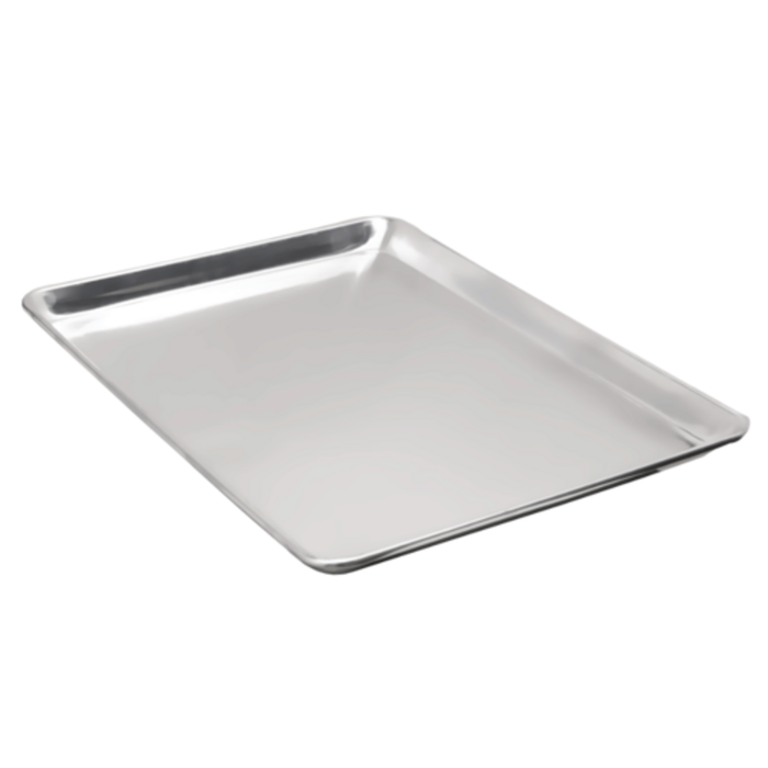 Omcan 24248 Full Size 18x26 Inch Durable Aluminum Commercial Bun Sheet Pan full size 18x26 rimmed aluminum baking sheet pan