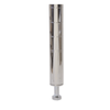 Chrome Wire Shelving Post 74 Inch With Leveler For Modular Storage Solutions