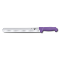 Victorinox 5.4725.30 12" Granton Edge Slicer Knife Purple Handle
