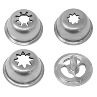 Omcan 47701 Churro Nozzle Set 2" Diameter for Sausage Stuffers