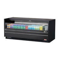 Turbo Air TOM-72UC-W(B)-N 72" Low Profile Drop-In Refrigerated Display Case