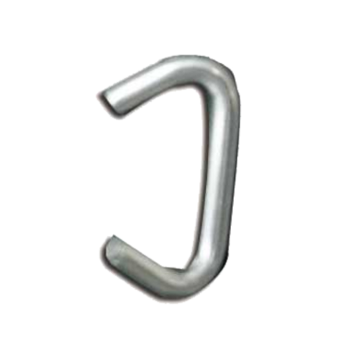 Omcan 19764 Heavy-Duty Hog Ring Fasteners, 2380 Count Versatile Industrial Staples single metal hog ring fastener close-up