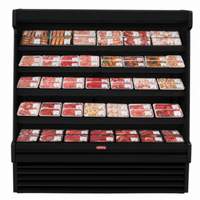 Howard-McCray SC-OM35E-8S-B-LED 99"W Open Refrigerated Packaged Meats Display Merchandiser
