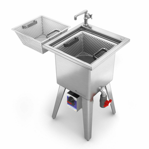 Power Soak SS-S-208-1 11 Gallon Stationary Silverware Sink