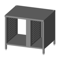 Lainox BSK021 Stainless Steel Floor Stand for Combi Ovens with Hood