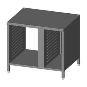 Lainox BSK021 Stainless Steel Floor Stand for Combi Ovens with Hood