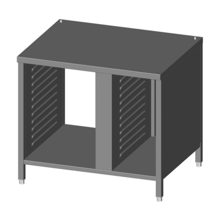 Lainox BSK021 Stainless Steel Floor Stand for Combi Ovens with Hood