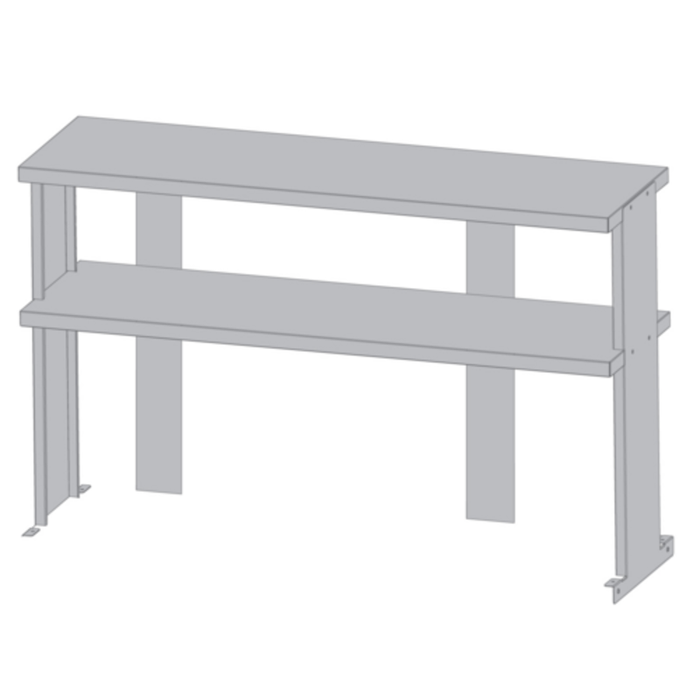 Turbo Air TSOS-6R-T Dessus de table double en acier inoxydable de 185 cm de largeur