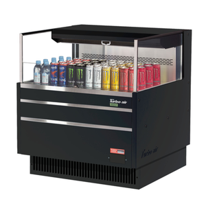 Turbo Air TOM-36L-UF-W(B)-1S-N 35" Open Display Merchandiser 4.6 Cu.Ft.