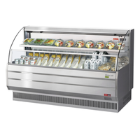 Turbo Air TOM-75LS-N 75-3/4"W Open Display Refrigerated Merchandiser 14.8 cu. ft.