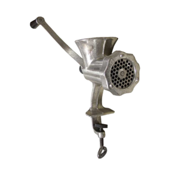 OMCAN 21792 #10 Manual Cast Iron Meat Grinder, Light Duty