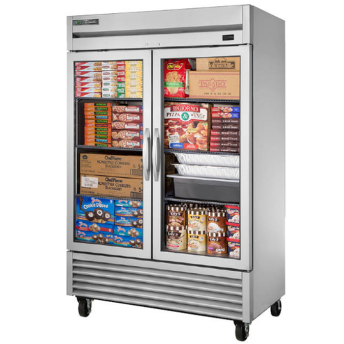 Réfrigérateur-congélateur convertible True de 54 pouces avec porte vitrée et température flexible