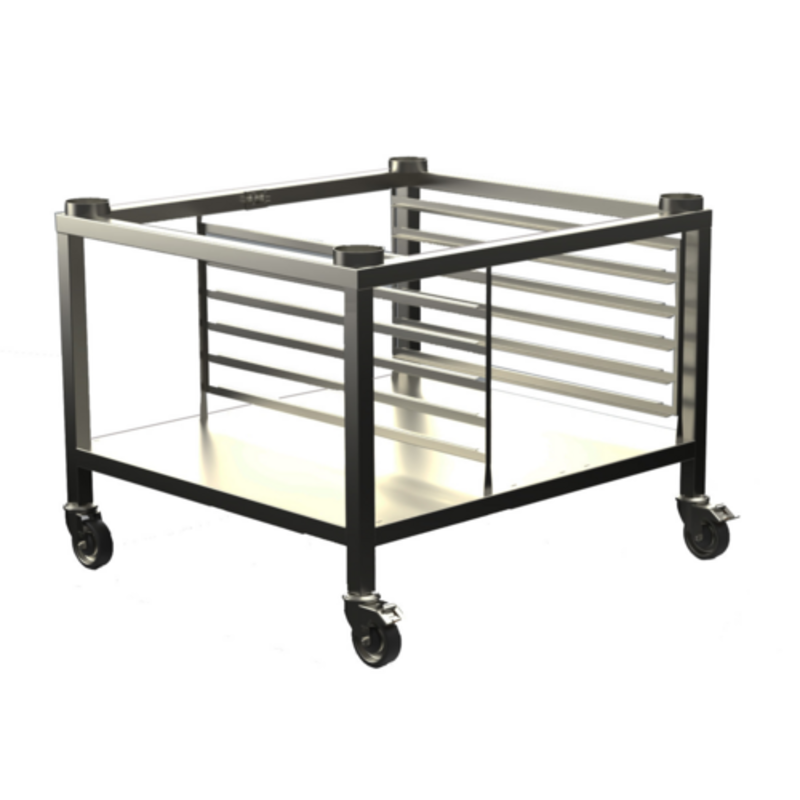 Alto-Shaam Mobile Equipment Stand Designed For Combi Ovens With Durable Stainless Steel Construction And Wheels