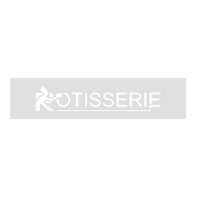 Rotisol 975BANRI-SIGN Illuminated Stainless Steel Sign for Millenium 975