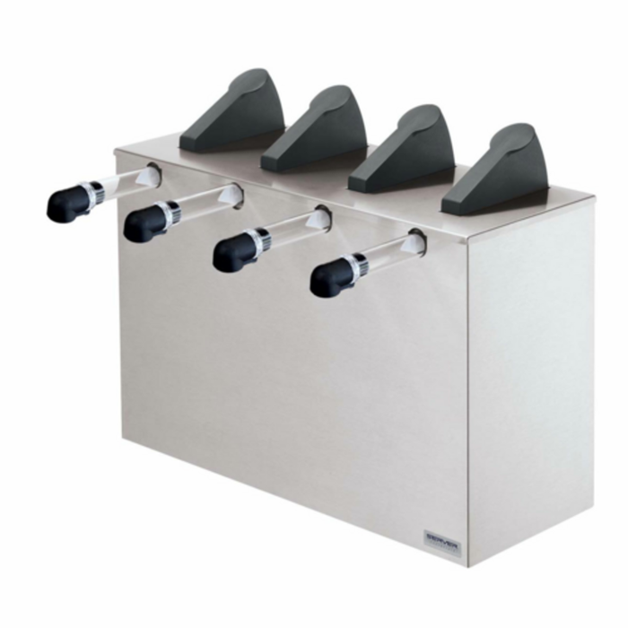 Server SE-4 07200 Quadruple Countertop Condiment Dispenser (4) 1.5 Gal