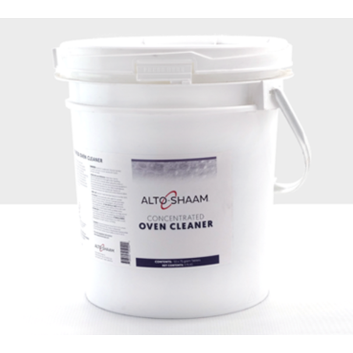 Alto-Shaam Combitherm Oven Tablet Cleaner In A White Bucket For Efficient Oven Maintenance