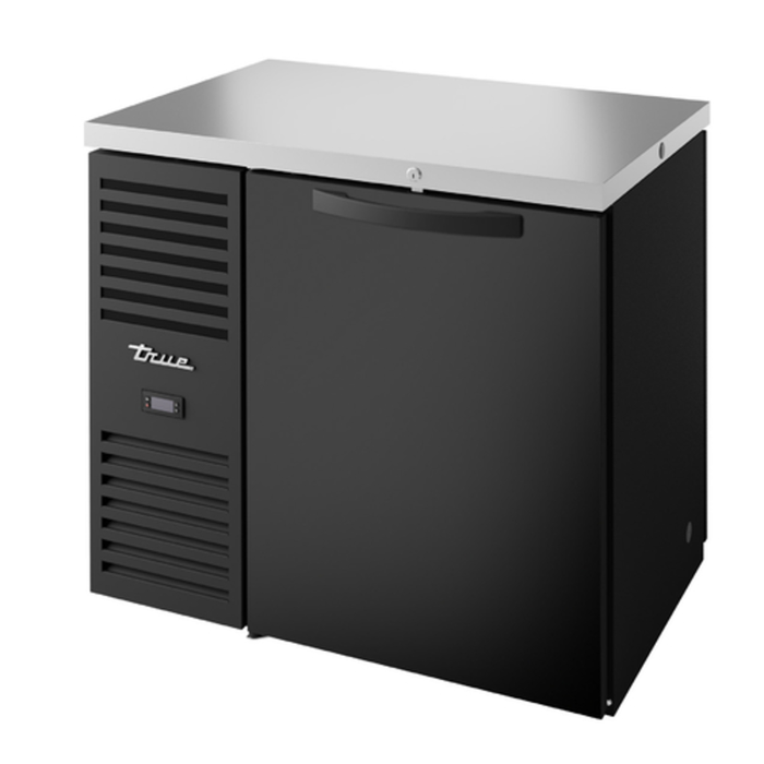Refroidisseur de bar arrière True Refrigeration 36" à une zone et à passage traversant