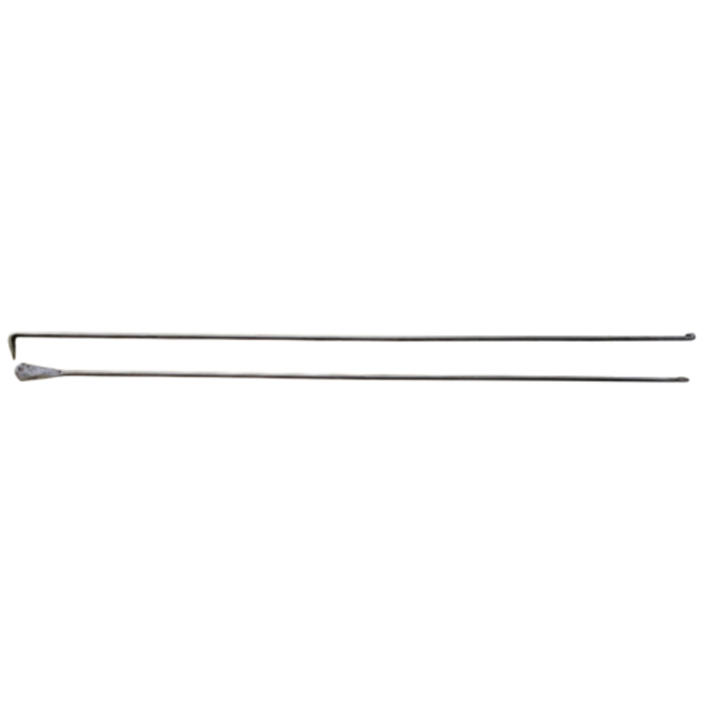 Tandoori Naan Hook And Scraper Set - Essential Tools For Safely Placing And Lifting Naan In High-Heat Cooking.