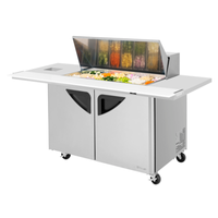 Turbo Air TST-48SD-18-E-SVC-N Table de préparation à salades et sandwiches méga-plateau de 183 cm