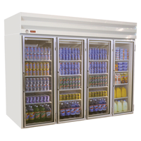 Howard McCray GF102-FF 102 cu. ft. Four-Door Glass Freezer Merchandiser