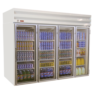 Howard McCray GF102-FF 102 cu. ft. Four-Door Glass Freezer Merchandiser