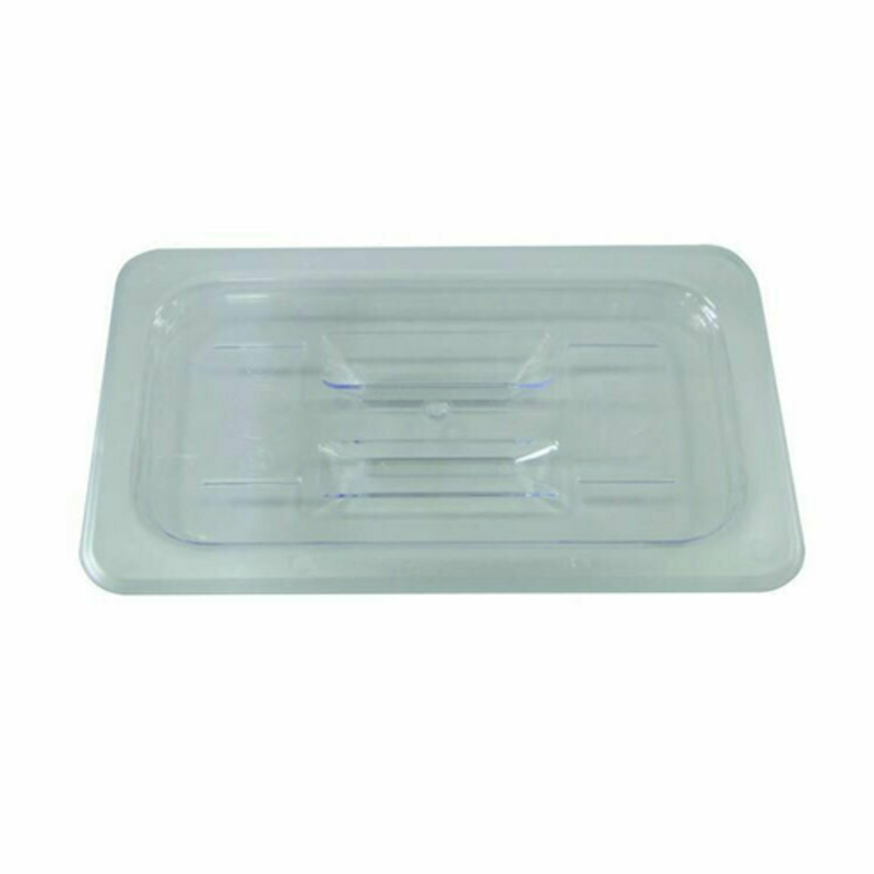 Omcan 80049 Polycarbonate Food Pan Cover For Clear Food Storage In Professional Kitchens