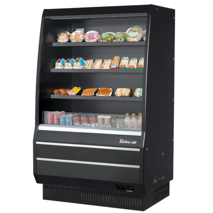 Turbo Air TOM-40MB-SP(-A)-N 39" Mid-Height Open Display Merchandiser
