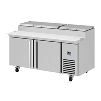Infrico IRT-MR67EN 67-3/8" Refrigerated Pizza Prep Table Counter