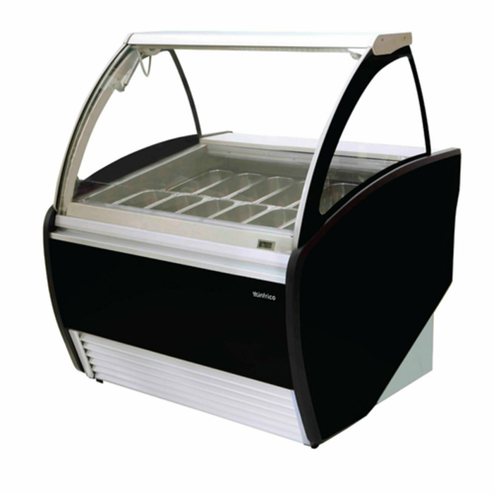 Infrico IDC-VAR12H Vitrine à gelato 14 bacs 125,1 cm L