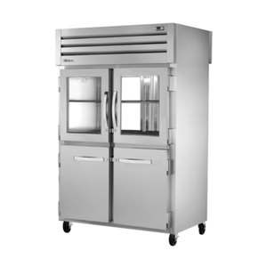 True STA2RPT-2HG/2HS-2G-HC 52.63 inch Pass-Thru Refrigerator