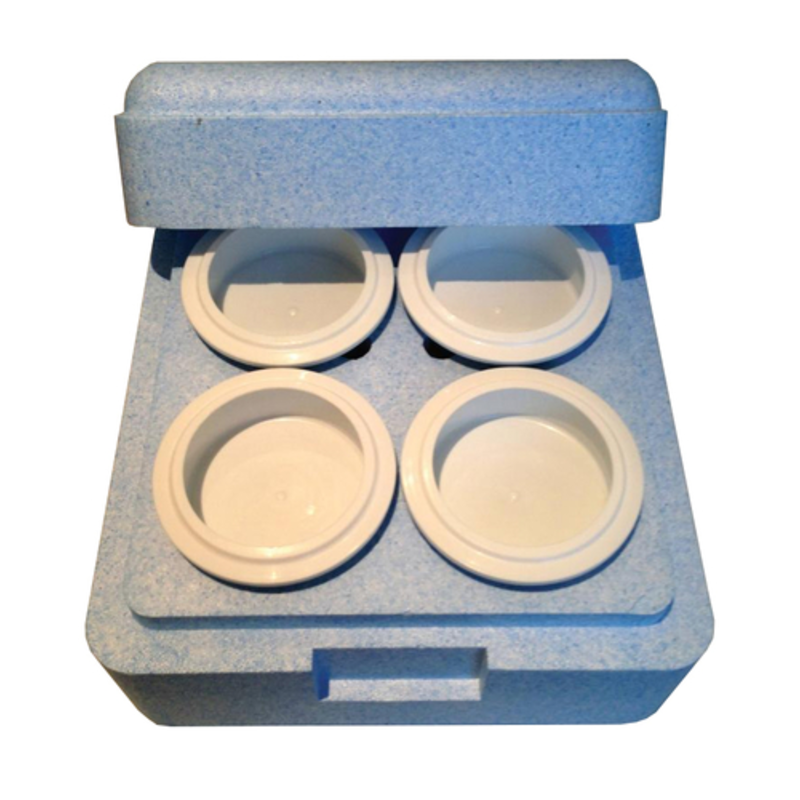 Pacojet PJ41698 0.8L Capacity Advanced Culinary System for Fine Dining Creations 4-piece insulated container set with lids