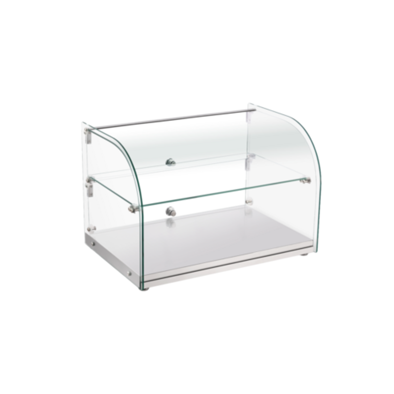 EFI NDCPC-2215 1.5 cu.ft. Countertop Non-Refrigerated Display Case With Curved Glass Front