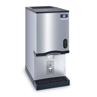 Manitowoc CNP0201A Nugget Ice Maker Dispenser on Countertop for Soft Chewable Nugget Ice Service
