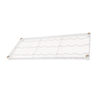 Commercial Wine Shelving Unit With White Wavy Design, Ideal For Organizing Bottles In Home Cellars Or Commercial Settings