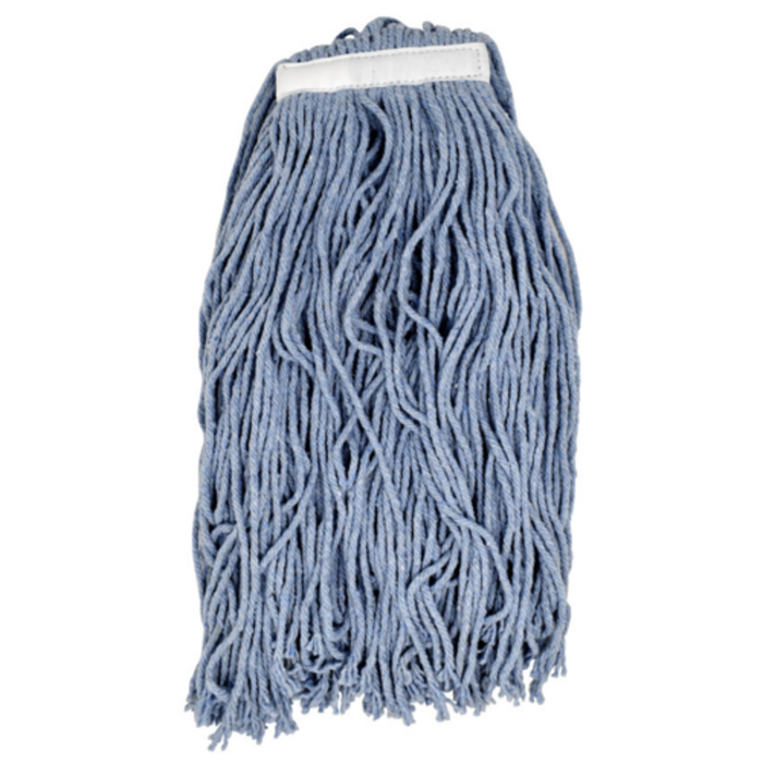 Omcan 80871 Wet Mop Head 24 oz. Cut-End Blue