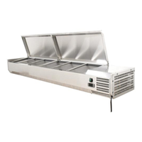 OMCAN 46497 (RS-CN-0009-PSS) Rampe à garnitures réfrigérée de comptoir de 79 po de largeur