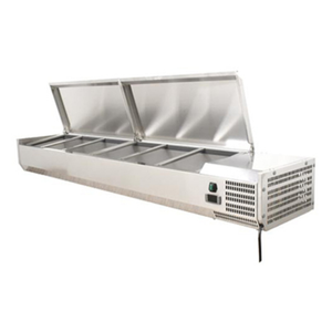 OMCAN 46497 (RS-CN-0009-PSS) Rampe à garnitures réfrigérée de comptoir de 79 po de largeur