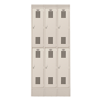 Winholt WL-6-ST 36"L x 12"D Double Tier Steel Locker, Slanted Top