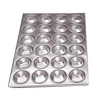 AMP-24 Commercial Aluminum Muffin Pan 20-1/2" L X 14" W with 24-Cup Capacity