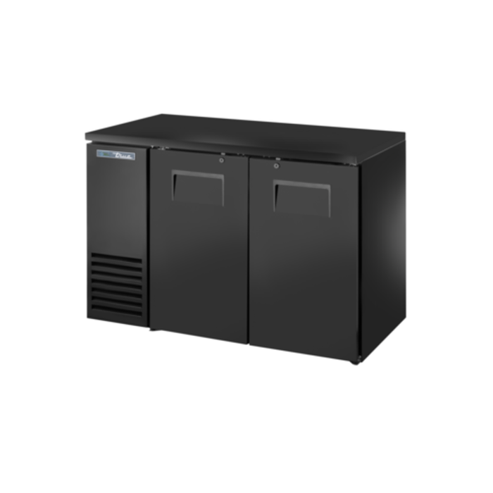 True TBB24-48-2S-Z1-BST-B-1 Armoire arrière de bar réfrigérée à portes pleines 48"