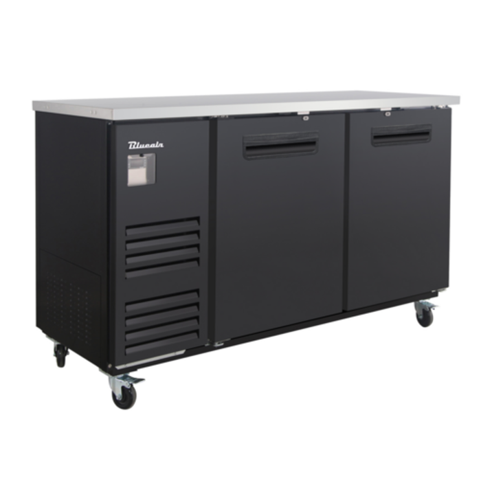 Blueair BLBB69-3B-HC 69-Inch Refrigerated Back Bar Cabinet Cooler