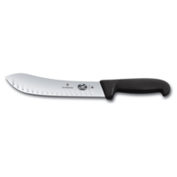 Victorinox 5.7423.20B 8" Butcher's Knife with Granton Blade Fibrox Handle