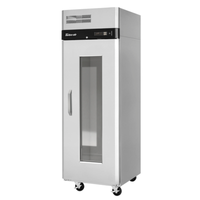 Turbo Air M3R24-1-G-N 28-3/4"W One-Section Glass Door Refrigerator